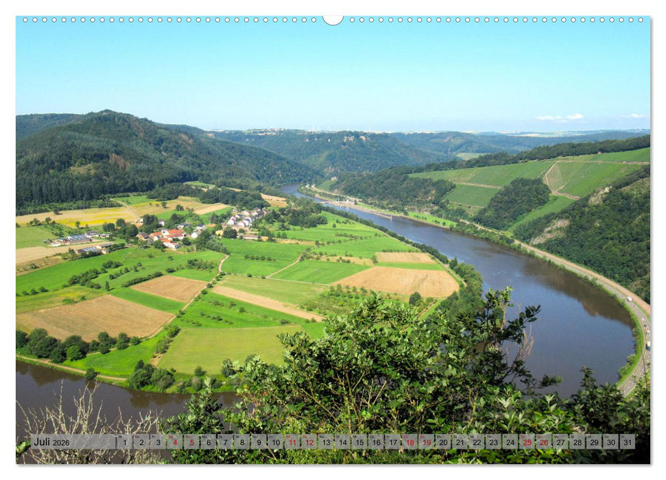 Flüsse in Deutschland (CALVENDO Premium Wandkalender 2026)
