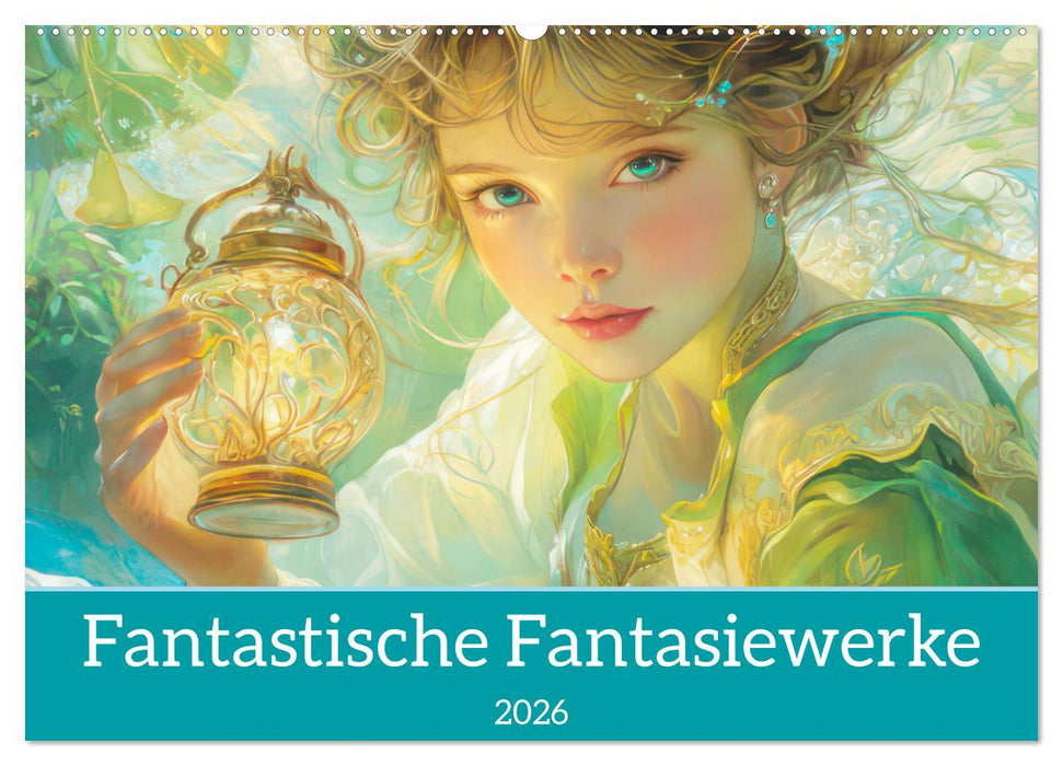 Fantastische Fantasiewerke (CALVENDO Wandkalender 2026)