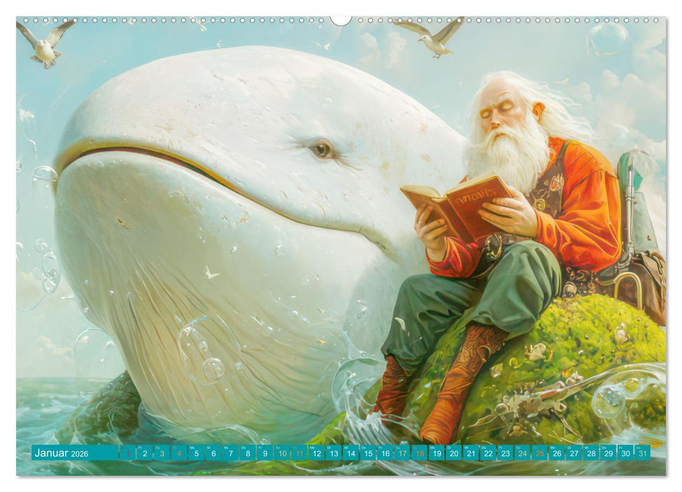 Fantastische Fantasiewerke (CALVENDO Wandkalender 2026)