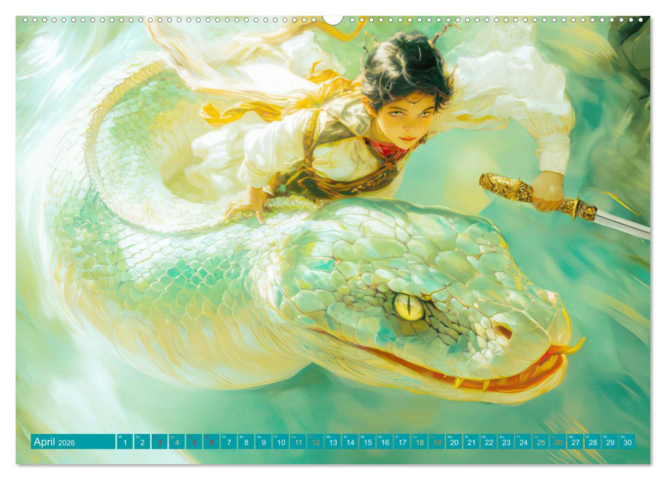 Fantastische Fantasiewerke (CALVENDO Wandkalender 2026)