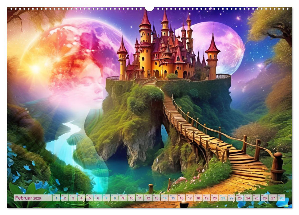 Clara träumt - Märchenhafte Traumfantasien (CALVENDO Premium Wandkalender 2026)