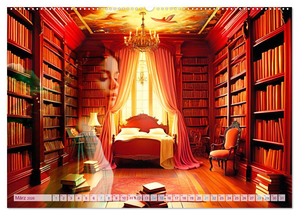 Clara träumt - Märchenhafte Traumfantasien (CALVENDO Premium Wandkalender 2026)