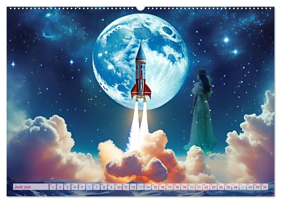 Clara träumt - Märchenhafte Traumfantasien (CALVENDO Premium Wandkalender 2026)