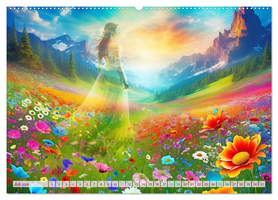 Clara träumt - Märchenhafte Traumfantasien (CALVENDO Premium Wandkalender 2026)