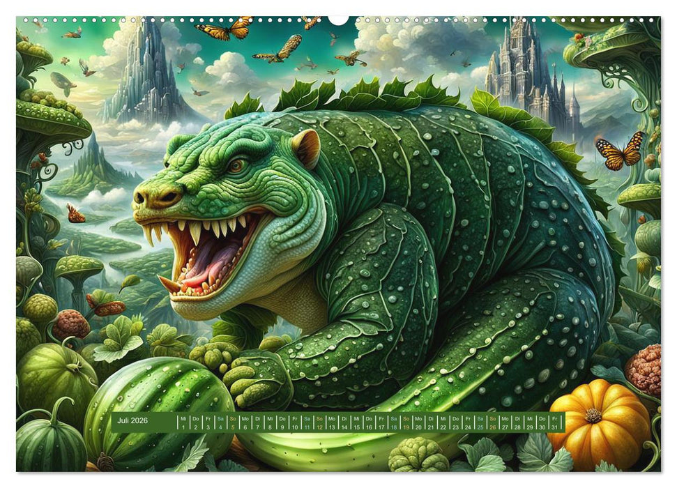 Verborgene Welten: Arkanum der mystischen Tierwesen (CALVENDO Premium Wandkalender 2026)