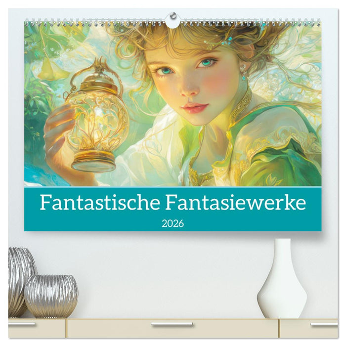 Fantastische Fantasiewerke (CALVENDO Premium Wandkalender 2026)