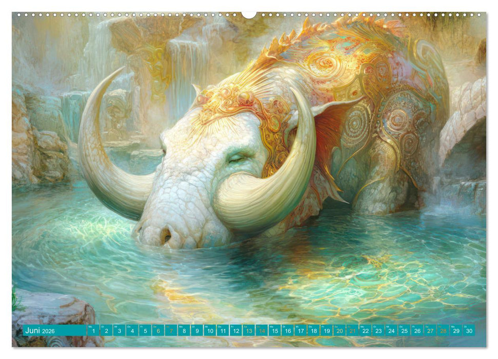 Fantastische Fantasiewerke (CALVENDO Premium Wandkalender 2026)