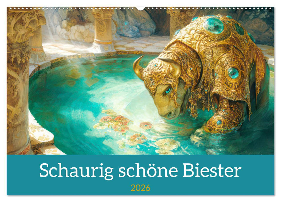 Schaurig schöne Biester (CALVENDO Wandkalender 2026)
