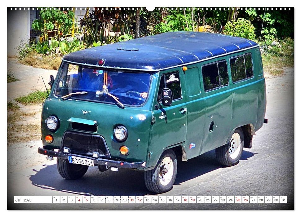 60 Jahre Buchanka - Der Kult-Transporter der UdSSR UAZ-452 (CALVENDO Premium Wandkalender 2026)