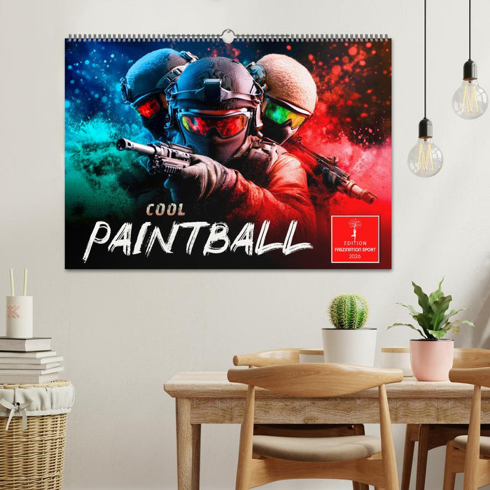 Paintball cool (CALVENDO Wandkalender 2026)