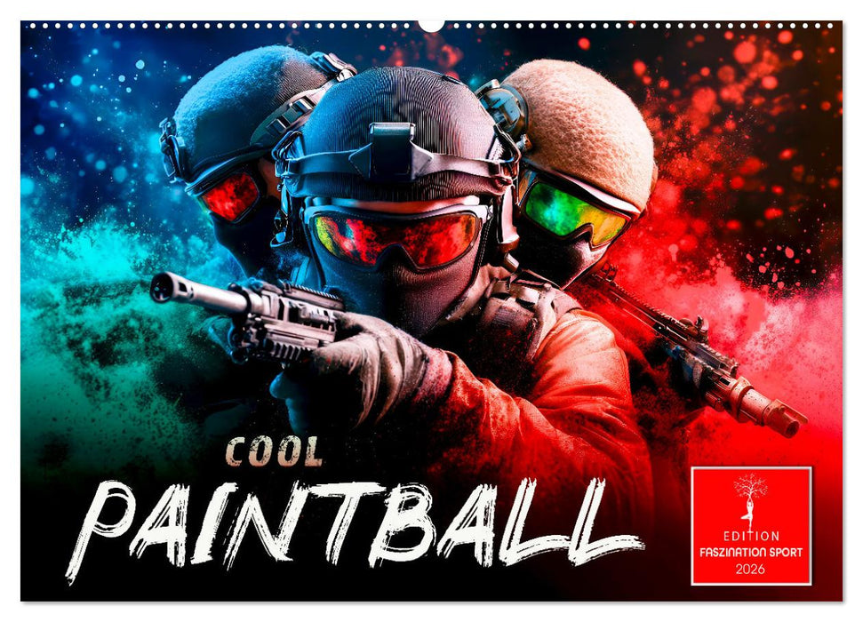 Paintball cool (CALVENDO Wandkalender 2026)