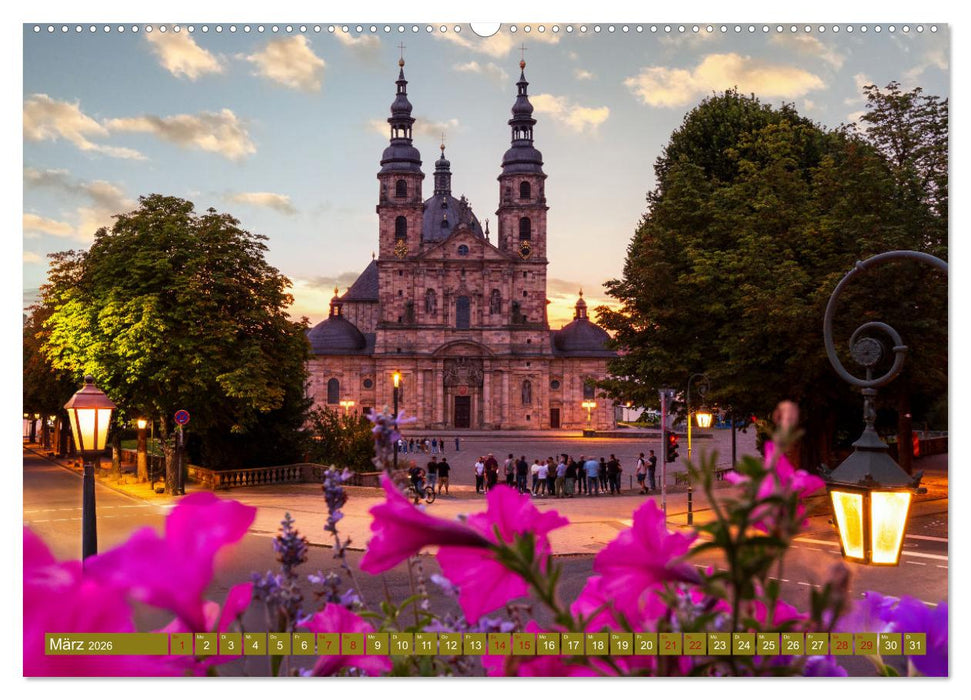 Fulda in Bildern - Das Herz Hessens (CALVENDO Wandkalender 2026)