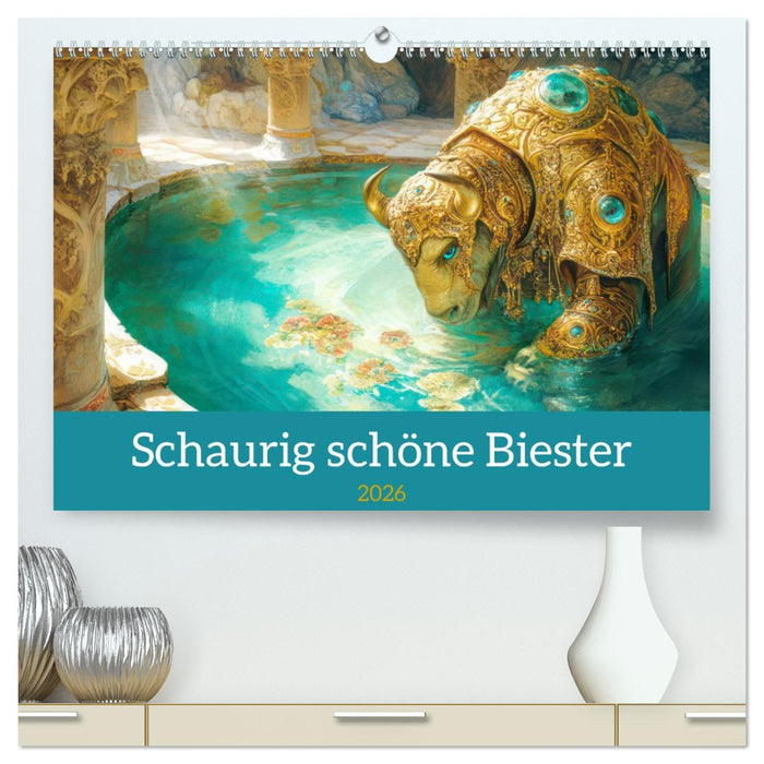 Schaurig schöne Biester (CALVENDO Premium Wandkalender 2026)