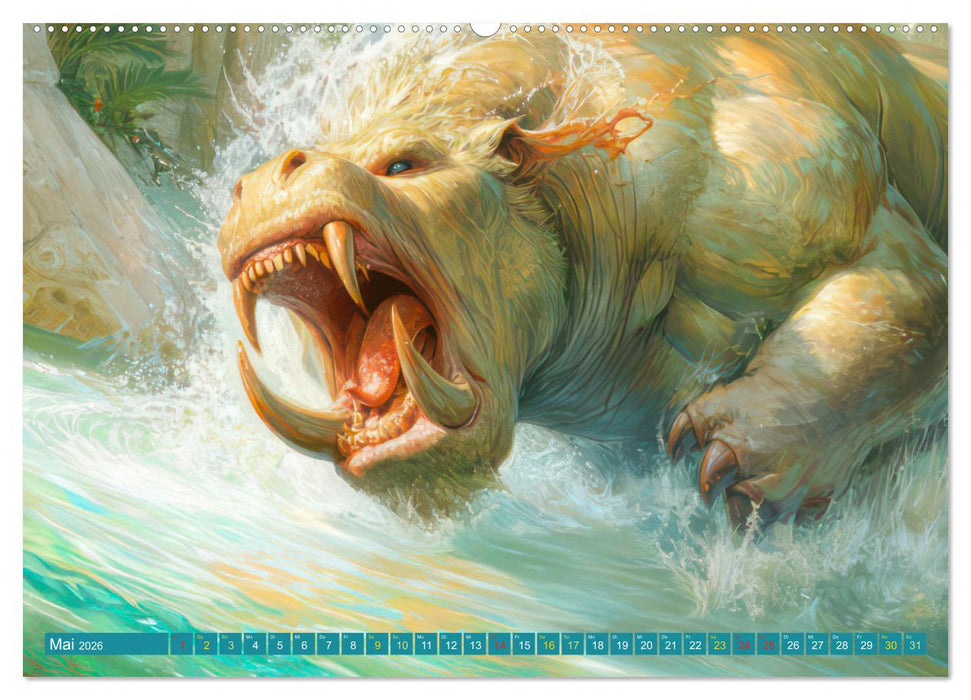 Schaurig schöne Biester (CALVENDO Premium Wandkalender 2026)