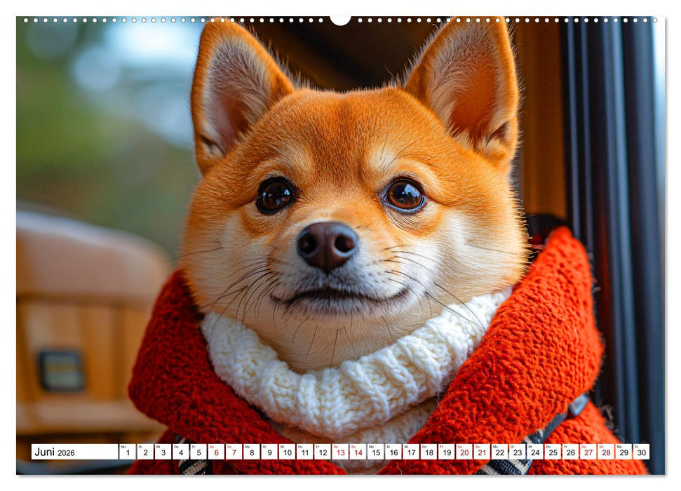 Strick-Pfoten - Flauschige Freunde in gestrickten Meisterwerken (CALVENDO Wandkalender 2026)