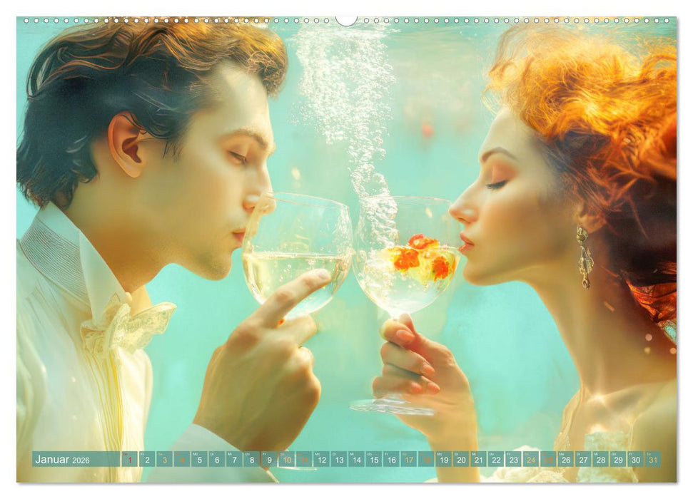 Opulente Unterwasserromanzen (CALVENDO Wandkalender 2026)