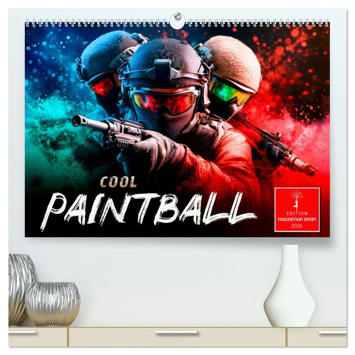 Paintball cool (CALVENDO Premium Wandkalender 2026)