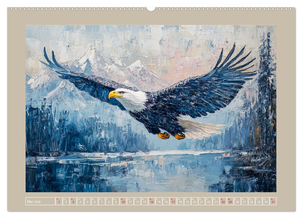 Wilde Schönheiten. Ein Jahr mit majestätischen Tieren (CALVENDO Wandkalender 2026)