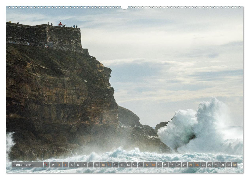 OCEAN POWER - Die Riesenwellen von Nazaré (CALVENDO Premium Wandkalender 2026)