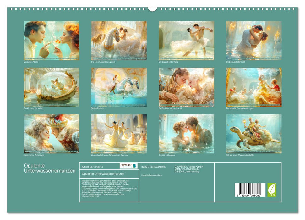 Opulente Unterwasserromanzen (CALVENDO Premium Wandkalender 2026)