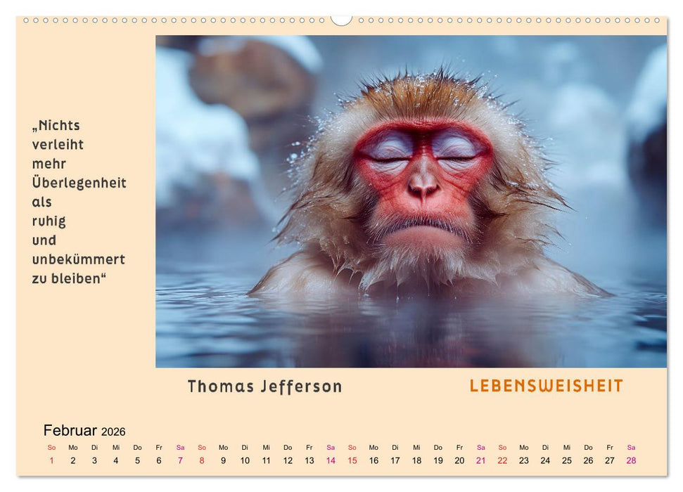 Pfiffig und weise (CALVENDO Wandkalender 2026)