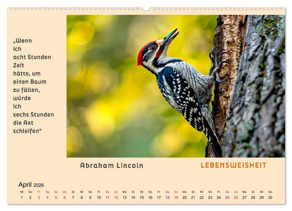 Pfiffig und weise (CALVENDO Wandkalender 2026)