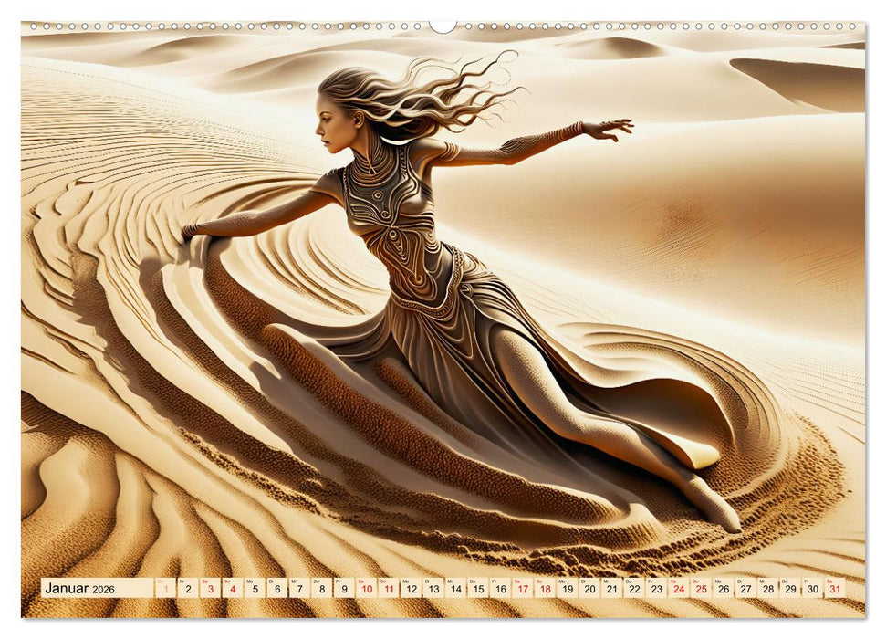 Sandige Visionen (CALVENDO Wandkalender 2026)
