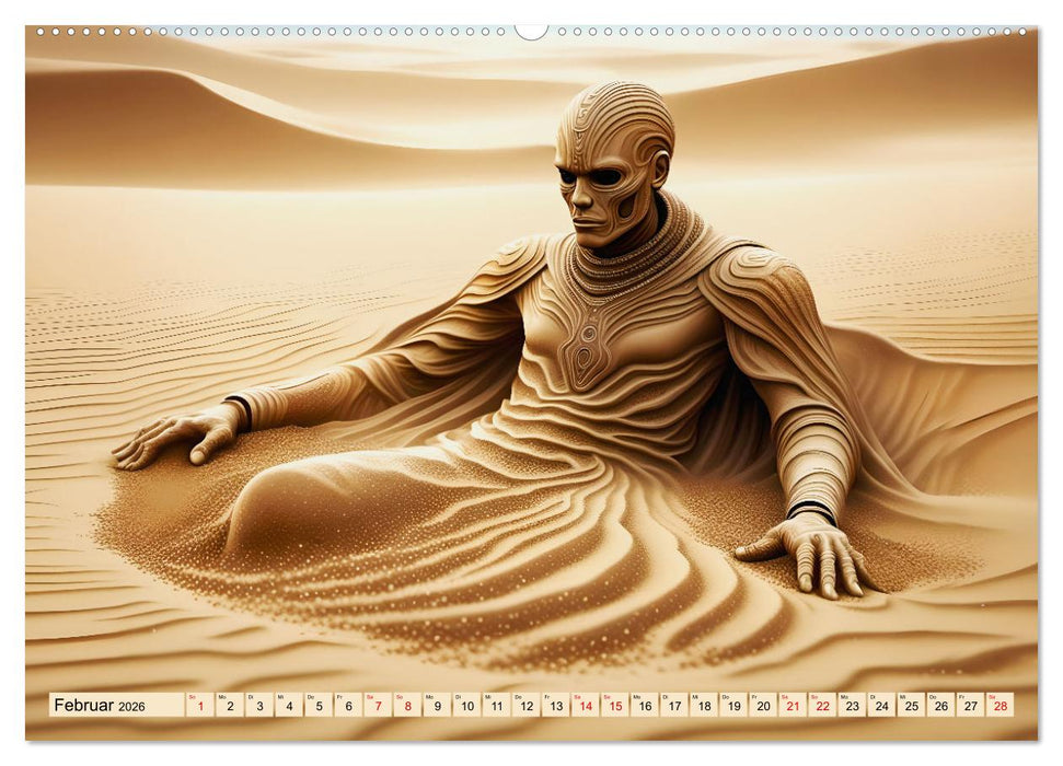 Sandige Visionen (CALVENDO Wandkalender 2026)