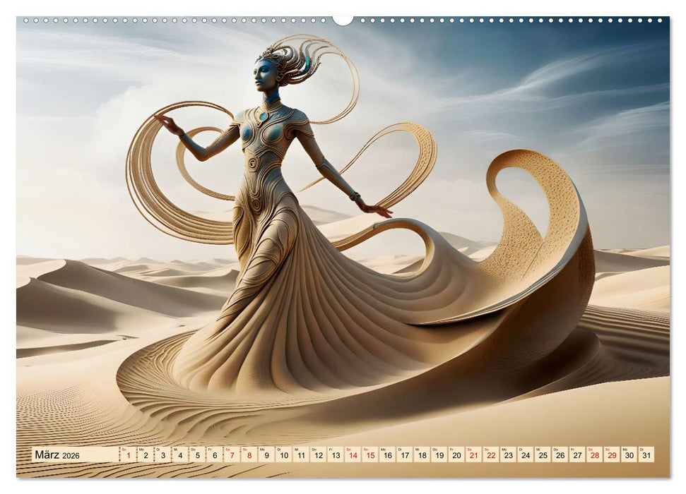 Sandige Visionen (CALVENDO Wandkalender 2026)