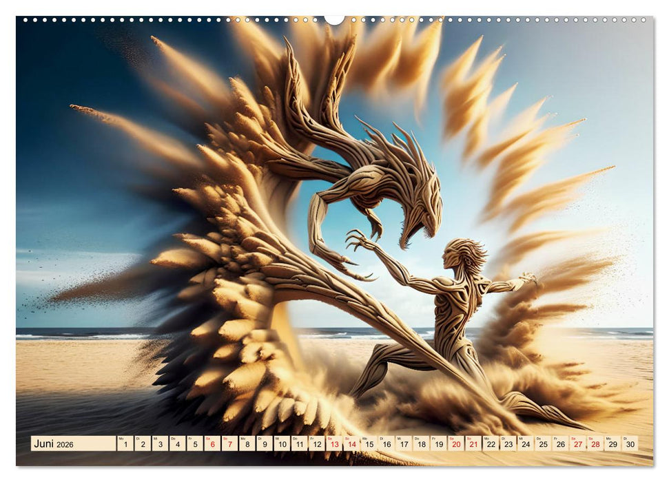 Sandige Visionen (CALVENDO Wandkalender 2026)