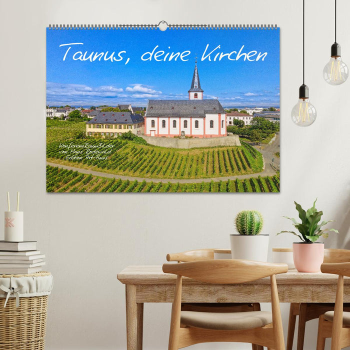 Taunus, deine Kirchen (CALVENDO Wandkalender 2026)