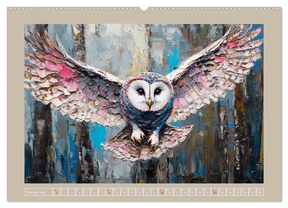 Wilde Schönheiten. Ein Jahr mit majestätischen Tieren (CALVENDO Premium Wandkalender 2026)