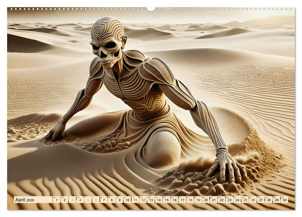 Sandige Visionen (CALVENDO Premium Wandkalender 2026)