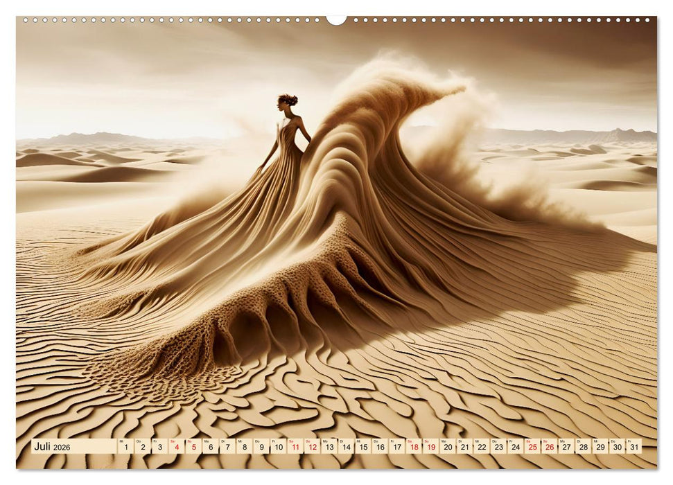 Sandige Visionen (CALVENDO Premium Wandkalender 2026)