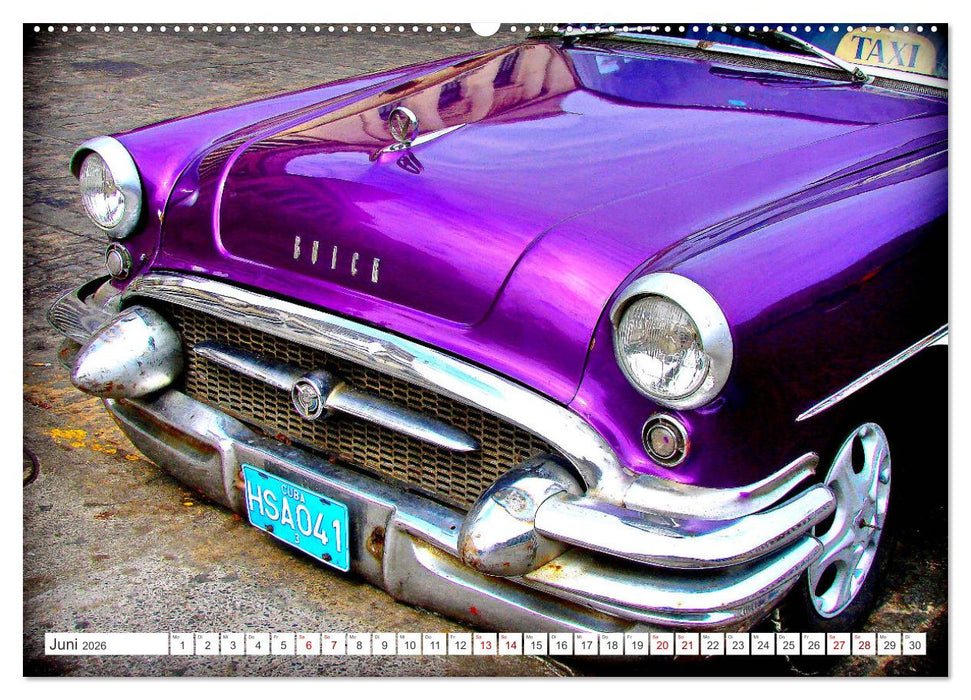 BUICK '55 - Mit 70 unterwegs in Kuba (CALVENDO Wandkalender 2026)