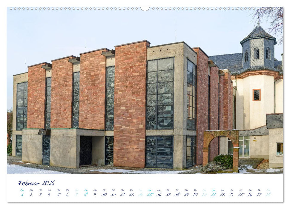 Taunus, deine Kirchen (CALVENDO Premium Wandkalender 2026)
