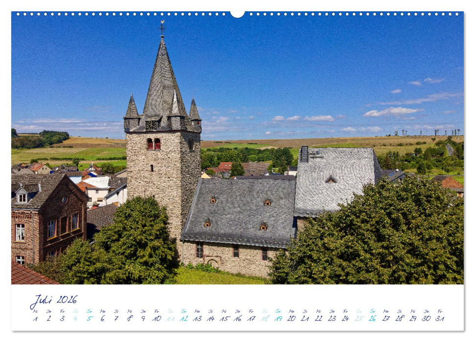 Taunus, deine Kirchen (CALVENDO Premium Wandkalender 2026)