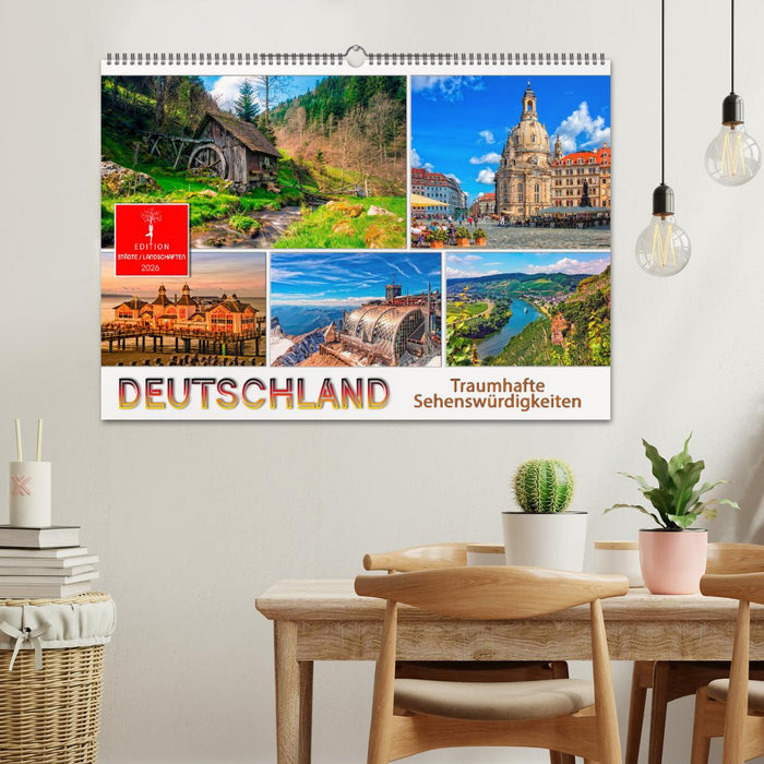 Deutschland - traumhafte Sehenswürdigkeiten (CALVENDO Wandkalender 2026)