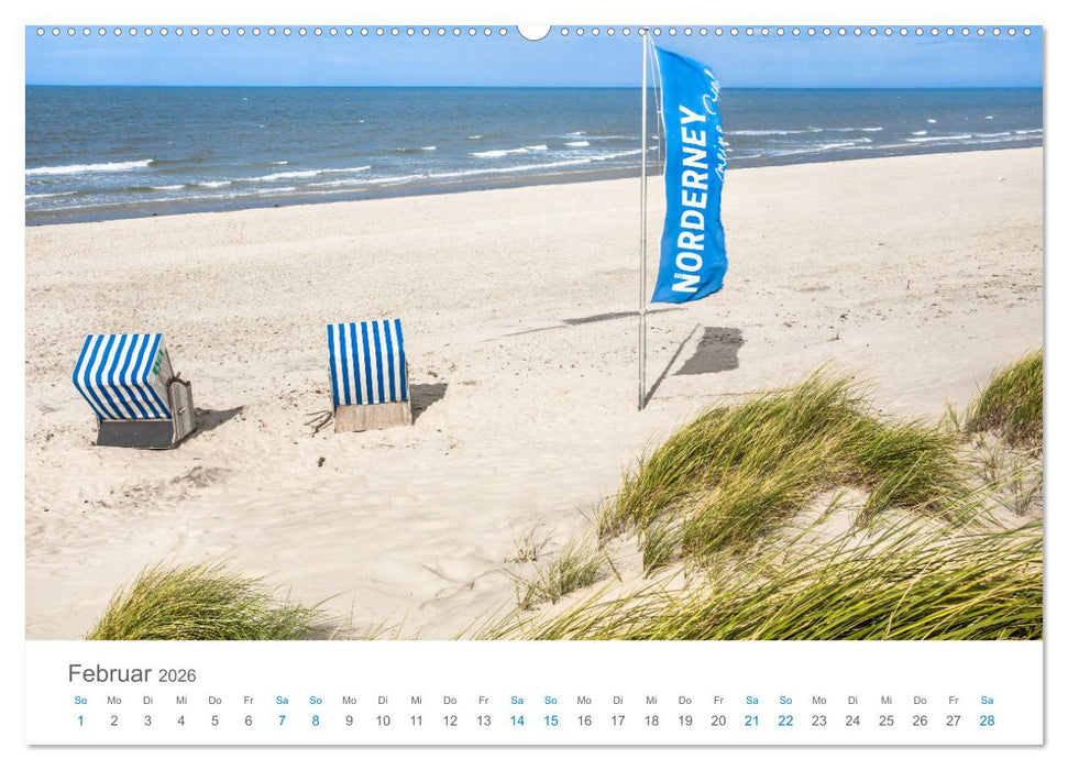 Norderney Sehnsuchtskalender (CALVENDO Premium Wandkalender 2026)
