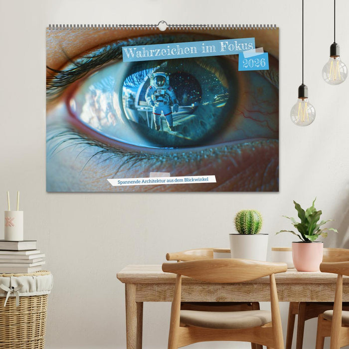 Wahrzeichen im Fokus - Spannende Architektur aus dem Blickwinkel (CALVENDO Wandkalender 2026)