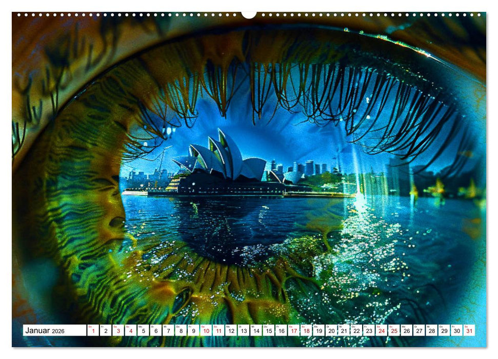 Wahrzeichen im Fokus - Spannende Architektur aus dem Blickwinkel (CALVENDO Wandkalender 2026)