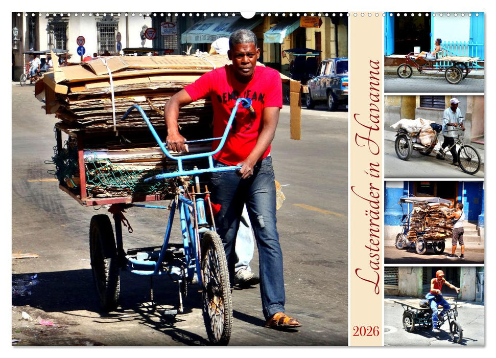Lastenräder in Havanna (CALVENDO Wandkalender 2026)