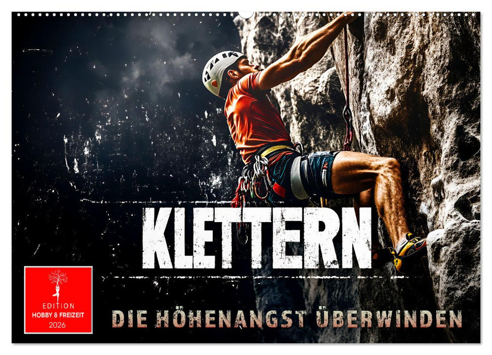 Klettern - die Höhenangst überwinden (CALVENDO Wandkalender 2026)