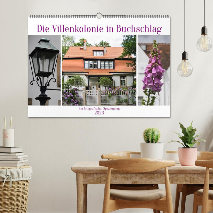 Die Villenkolonie in Buchschlag (CALVENDO Wandkalender 2026)