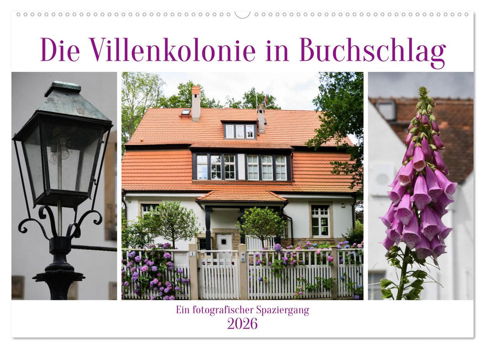 Die Villenkolonie in Buchschlag (CALVENDO Wandkalender 2026)