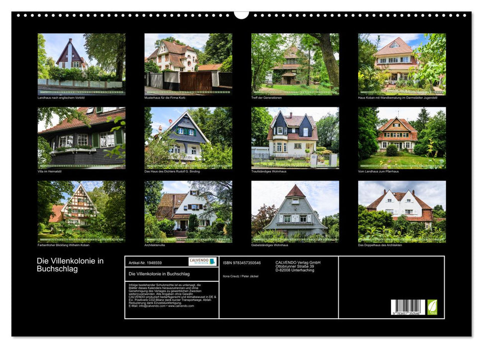 Die Villenkolonie in Buchschlag (CALVENDO Wandkalender 2026)