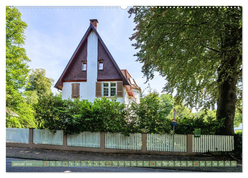 Die Villenkolonie in Buchschlag (CALVENDO Wandkalender 2026)