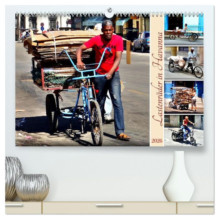 Lastenräder in Havanna (CALVENDO Premium Wandkalender 2026)