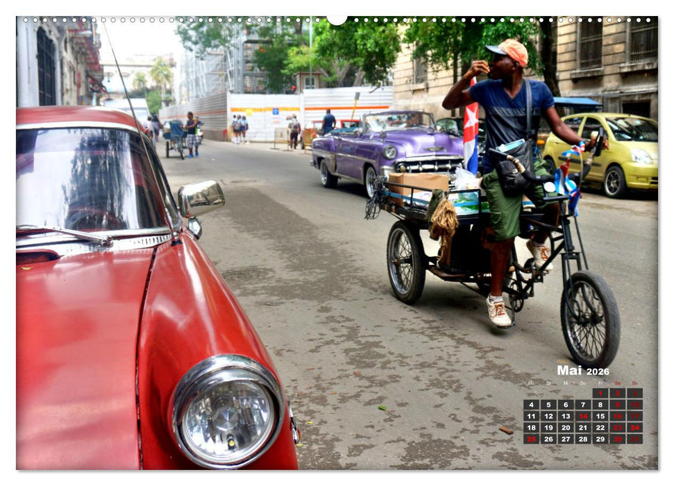 Lastenräder in Havanna (CALVENDO Premium Wandkalender 2026)