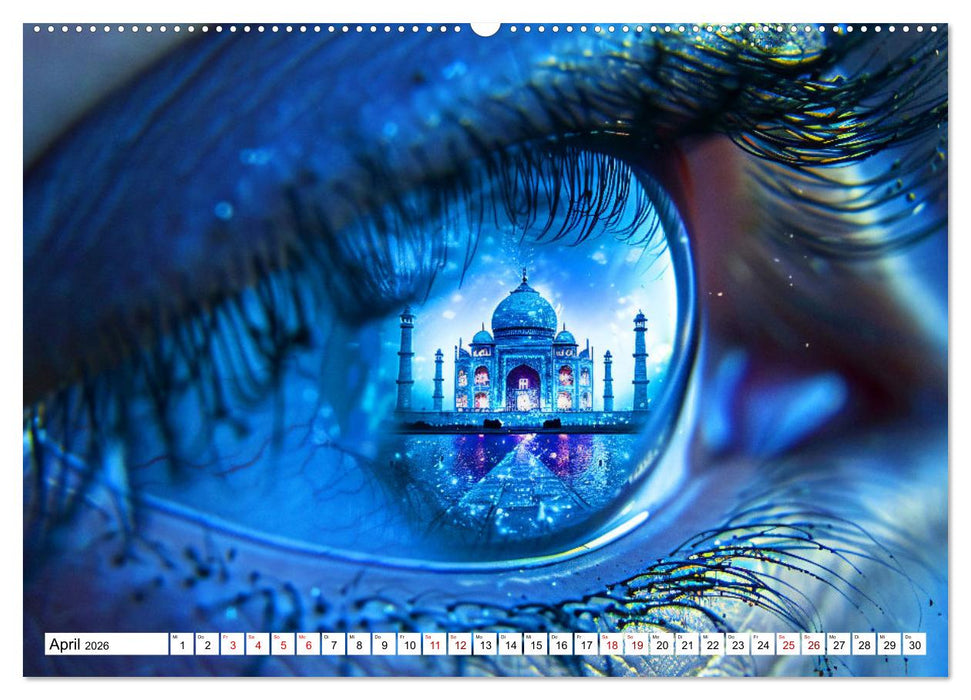 Wahrzeichen im Fokus - Spannende Architektur aus dem Blickwinkel (CALVENDO Premium Wandkalender 2026)